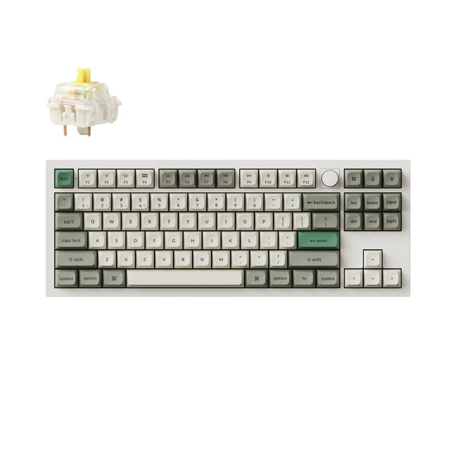 Keychron Q3 Max QMK/VIA Wireless Custom Mechanical Keyboard - Prebuilt