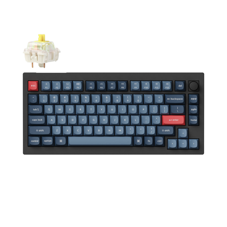 Keychron V1 Max QMK/VIA Wireless Custom Mechanical Keyboard - Barebones