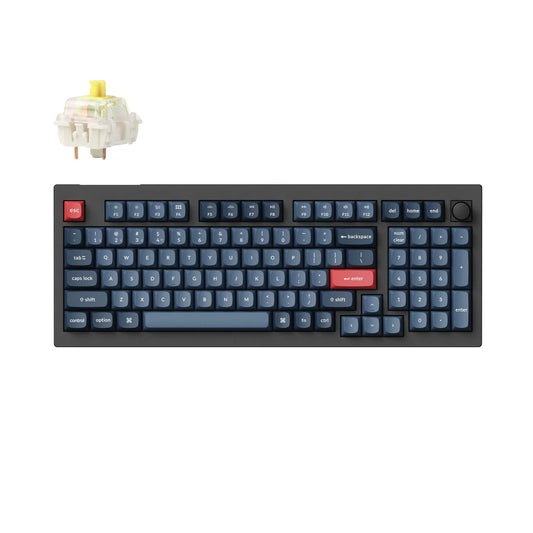 Keychron V5 Max QMK/VIA Wireless Custom Mechanical Keyboard Black