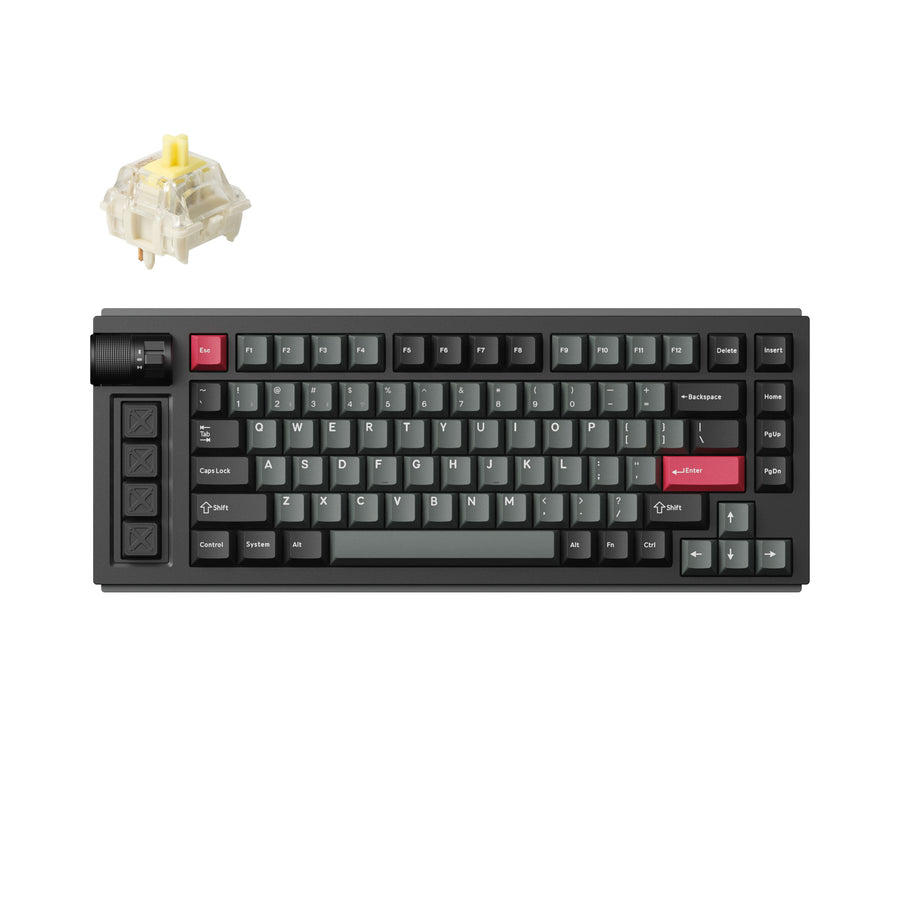 Lemokey L1 QMK/VIA Swappable RGB Backlight Wireless Custom Mechanical Keyboard (Prebuilt)