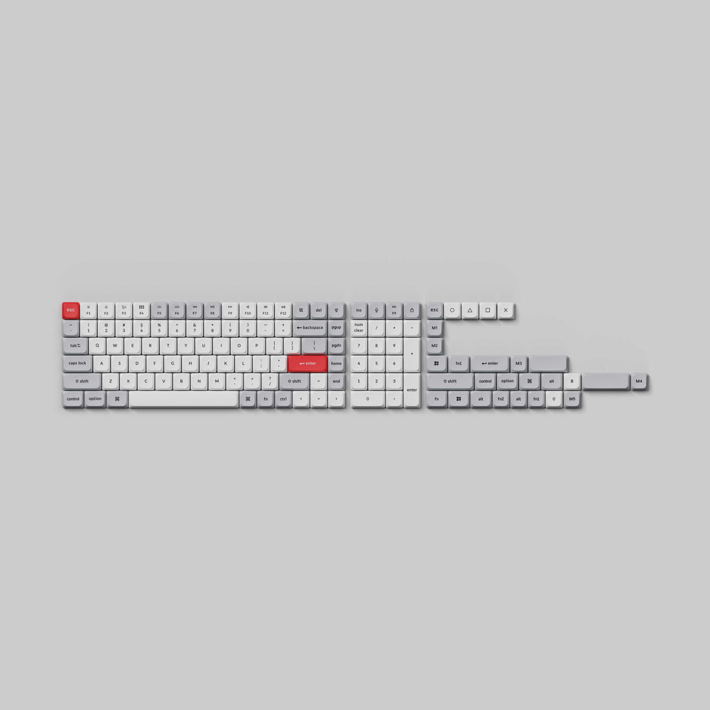 Keychron Low Profile Dye-Sub PBT LSA Full Set Keycap Set (133 Keys)