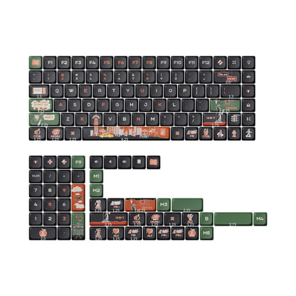 Keychron Low Profile LSA Dye-Sub PBT Full Set Keycap Set (133 Keys) - New York