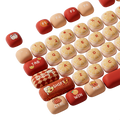 Akko Lucky Tangerine MOG Profile Keycaps