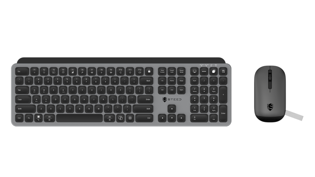 Steed MKB110DB Silent Wireless Keyboard and Mouse Combo
