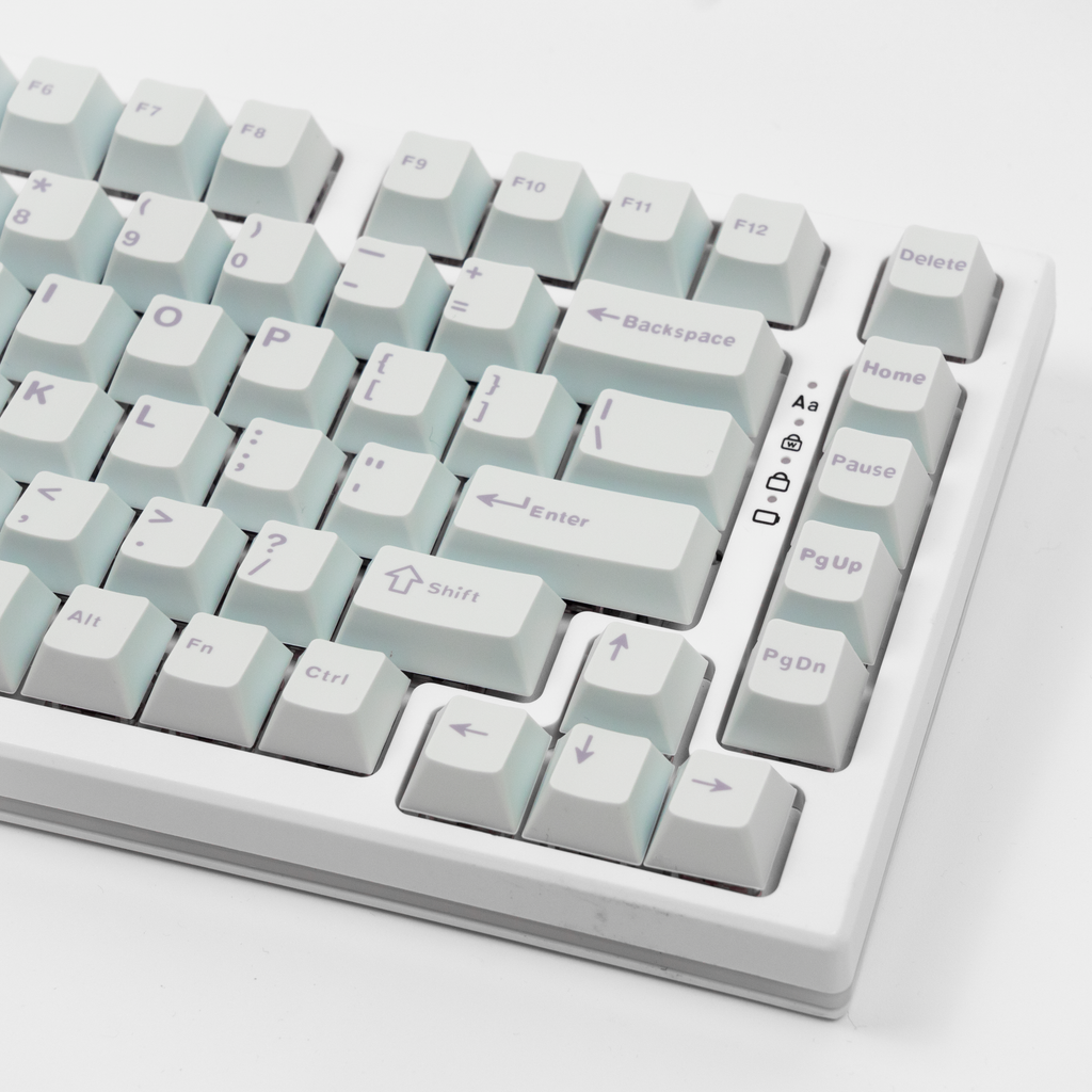 RF Macaron Light Blue Cherry Profile Keycaps