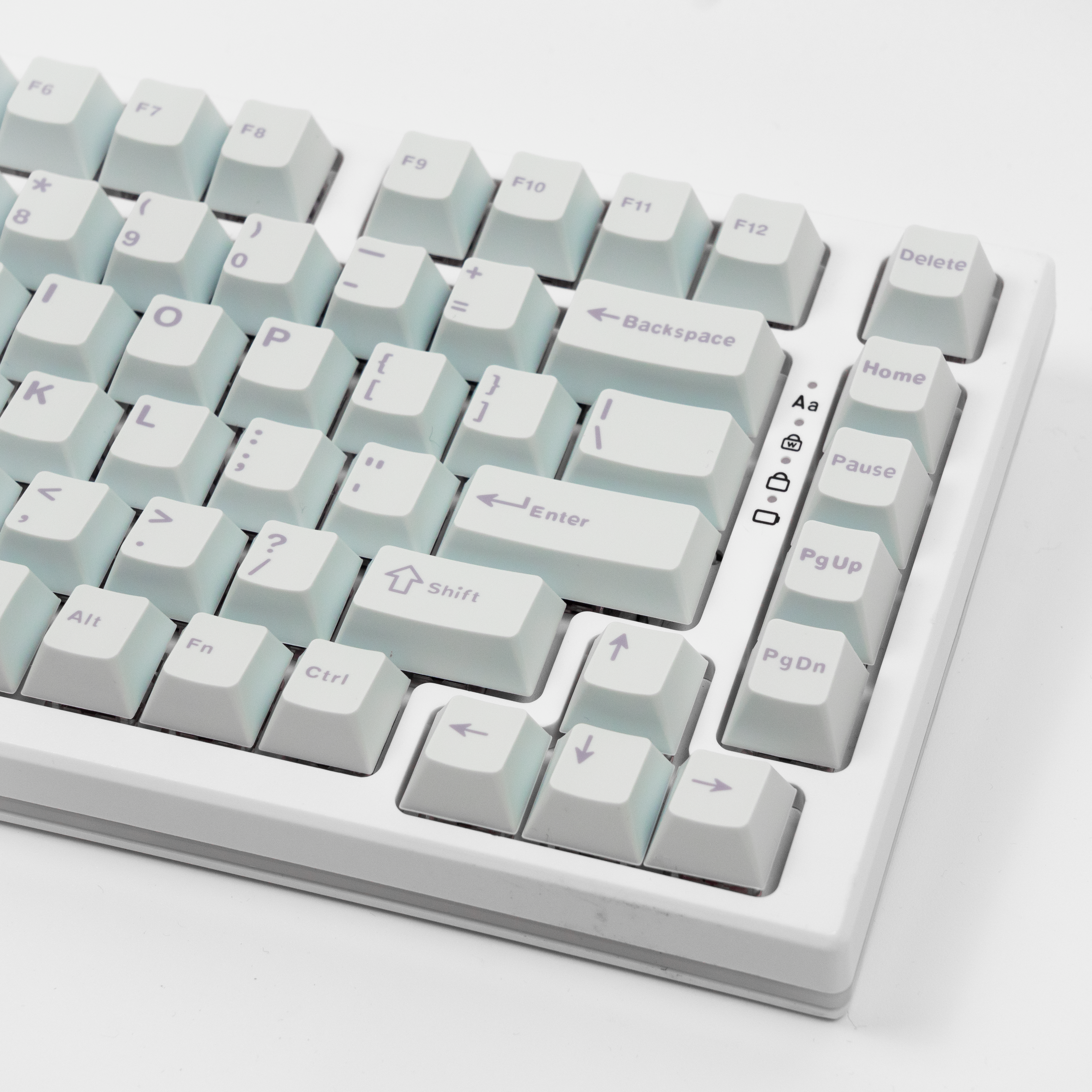 RF Macaron Light Blue Cherry Profile Keycaps