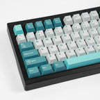RF Cloud Grey Cherry Profile Keycaps