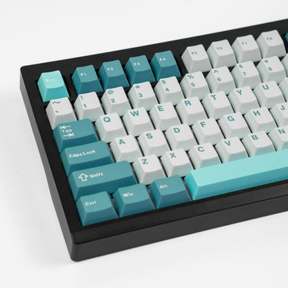 RF Cloud Grey Cherry Profile Keycaps