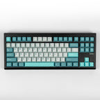 RF Cloud Grey Cherry Profile Keycaps
