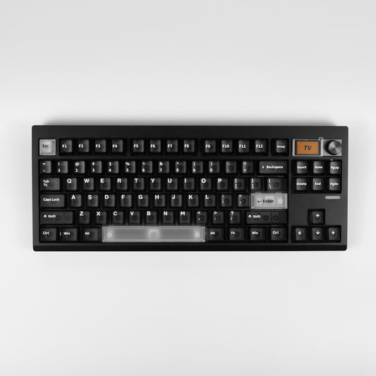 RF Transparent Black Cherry Profile Keycaps