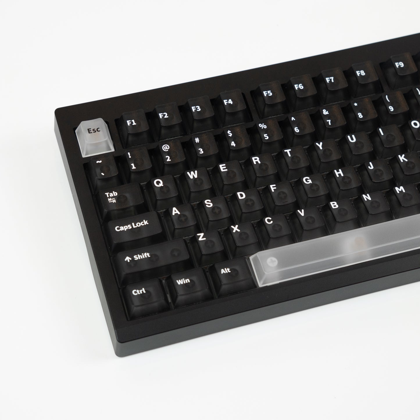 RF Transparent Black Cherry Profile Keycaps