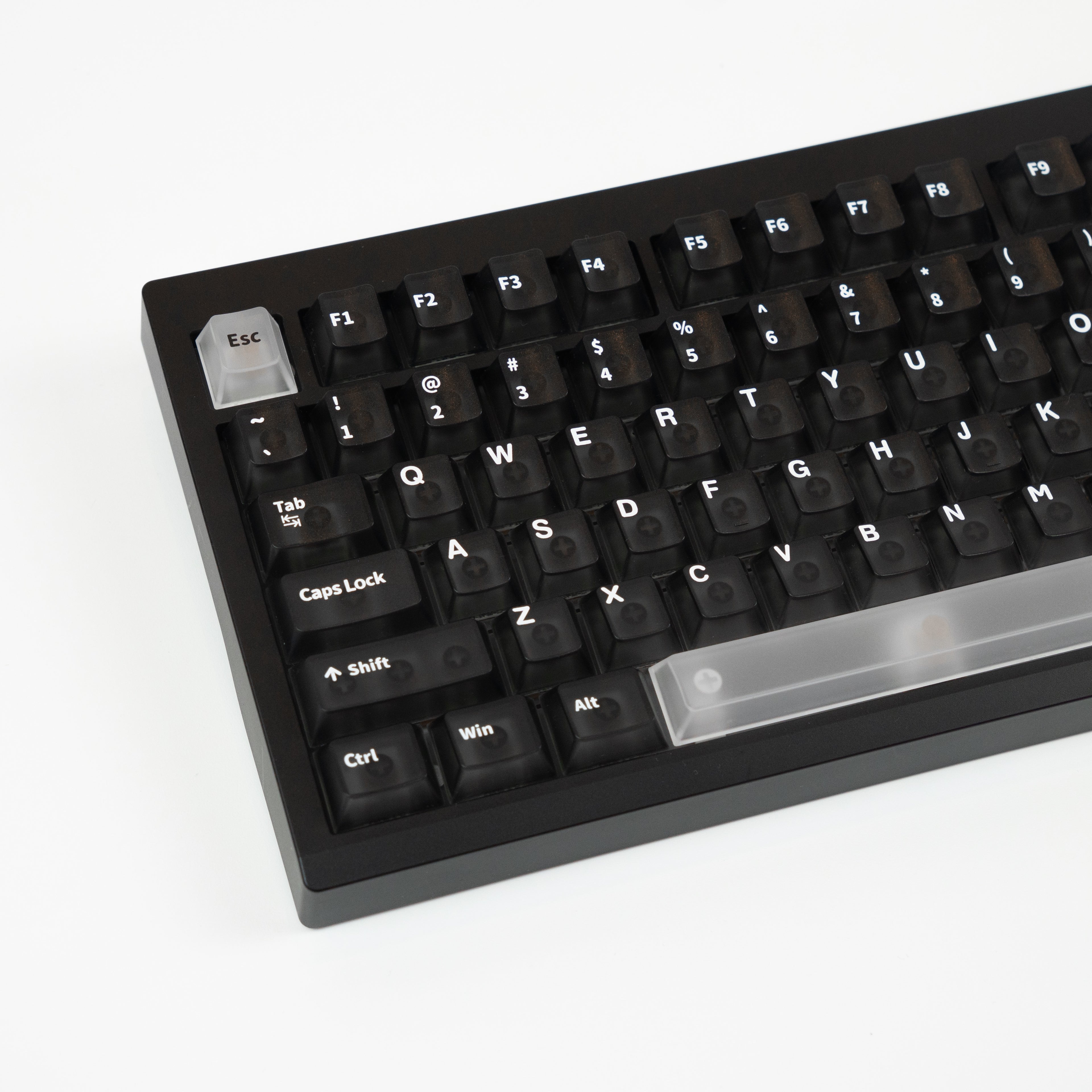 RF Transparent Black Cherry Profile Keycaps