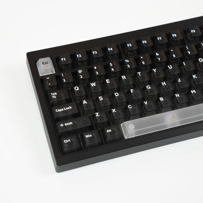 RF Transparent Black Cherry Profile Keycaps