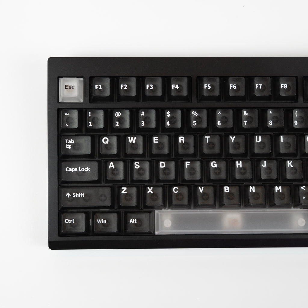 RF Transparent Black Cherry Profile Keycaps