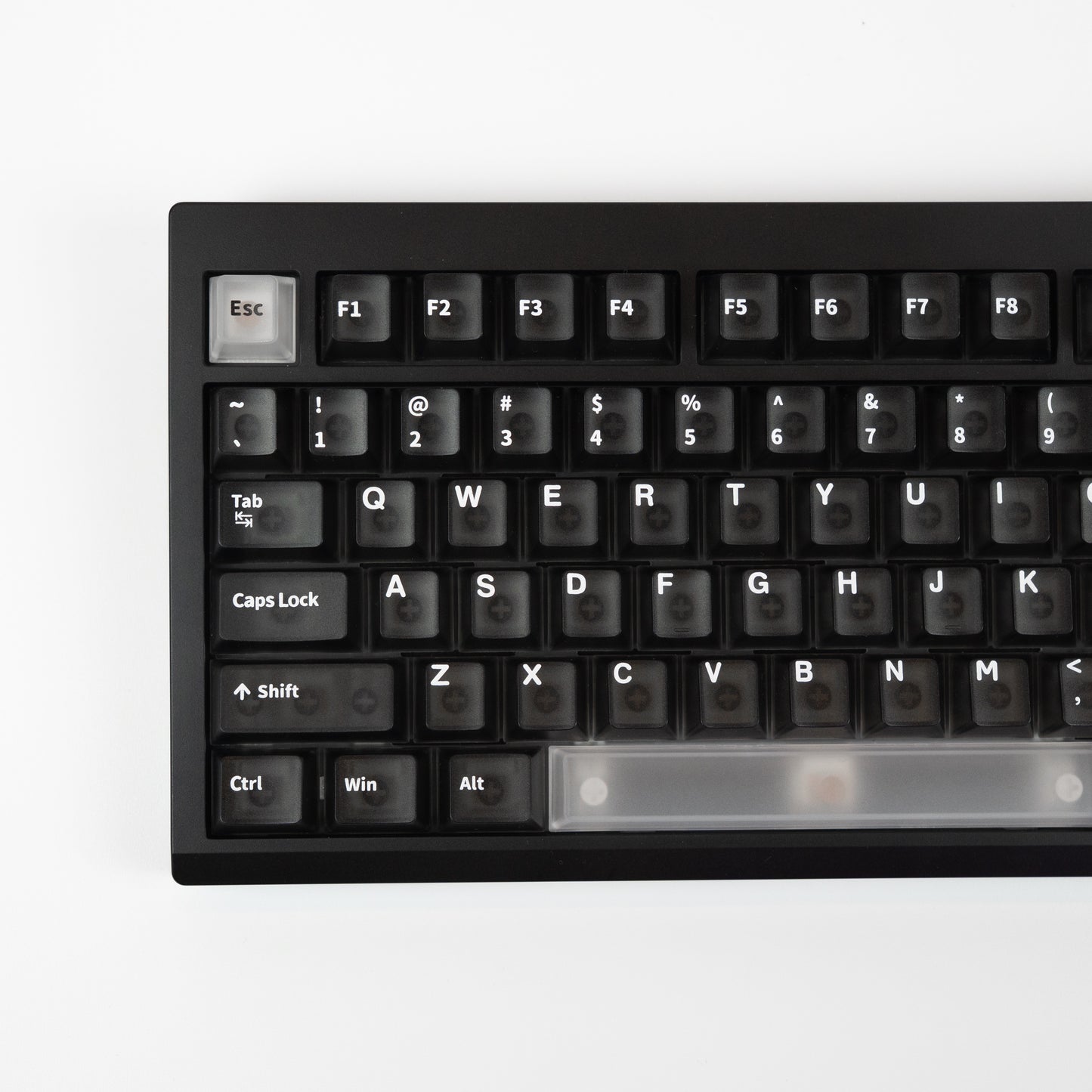 RF Transparent Black Cherry Profile Keycaps