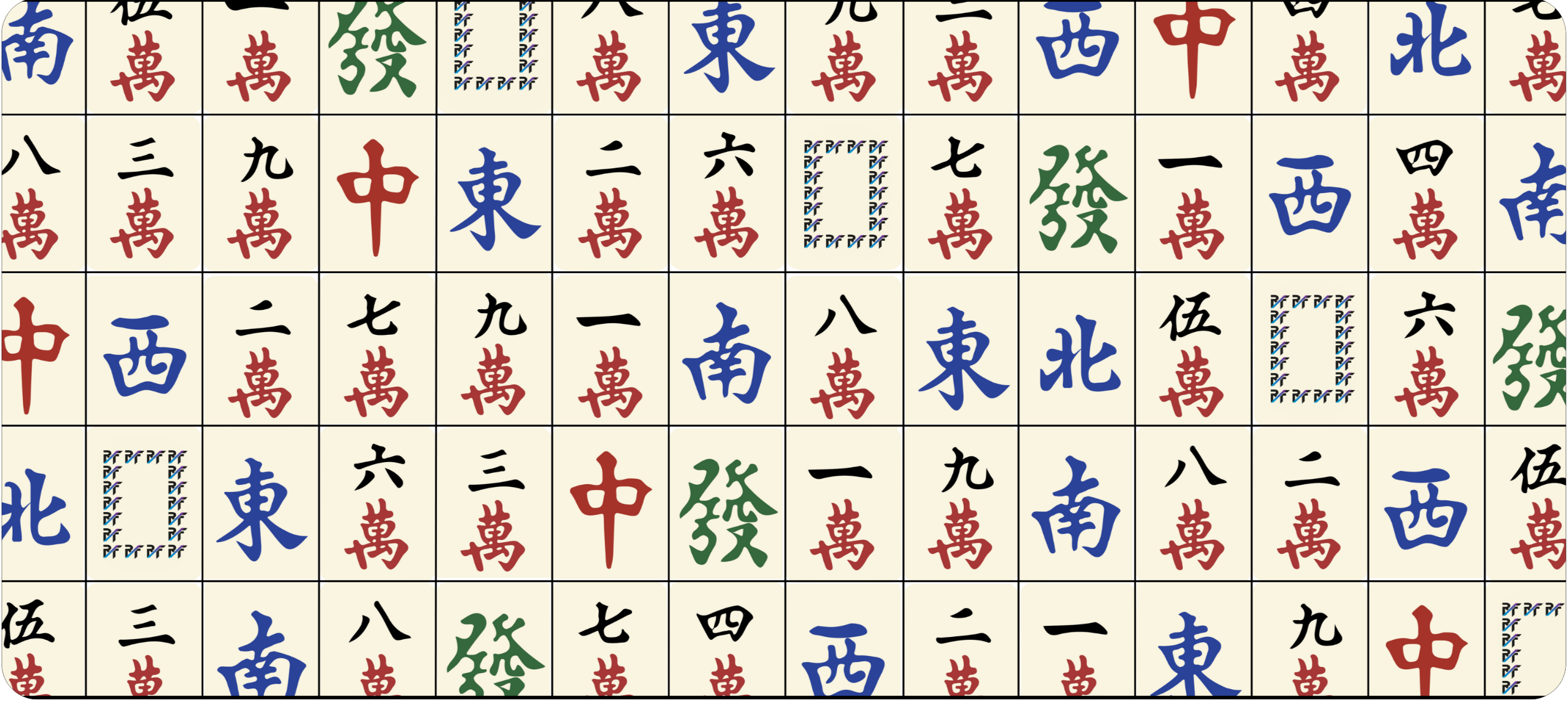 RF Mahjong - Deskmat