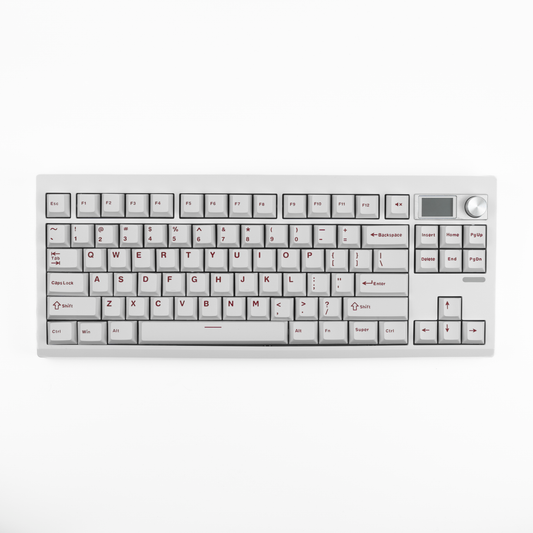 RF Mecha White Cherry Profile Keycaps