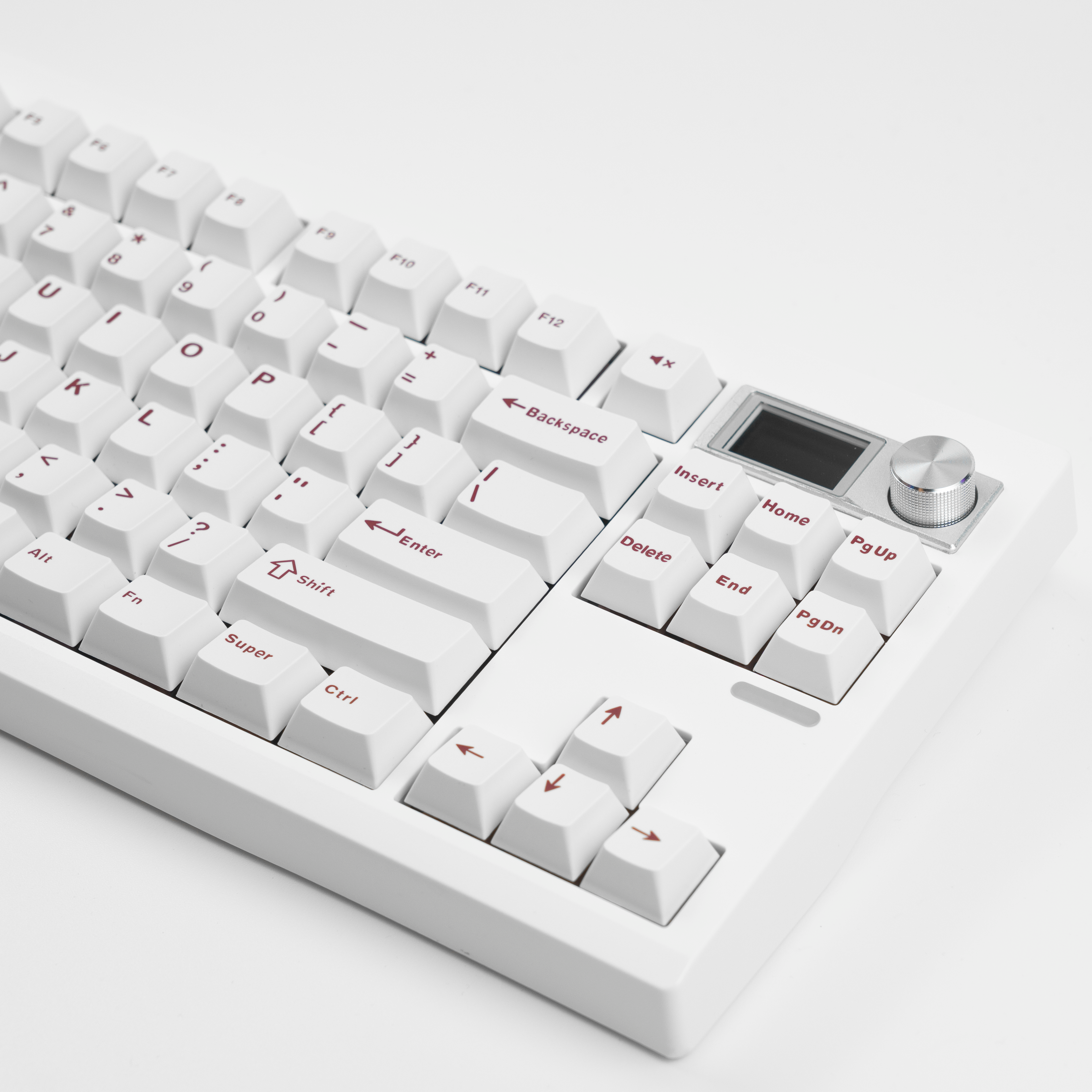RF Mecha White Cherry Profile Keycaps