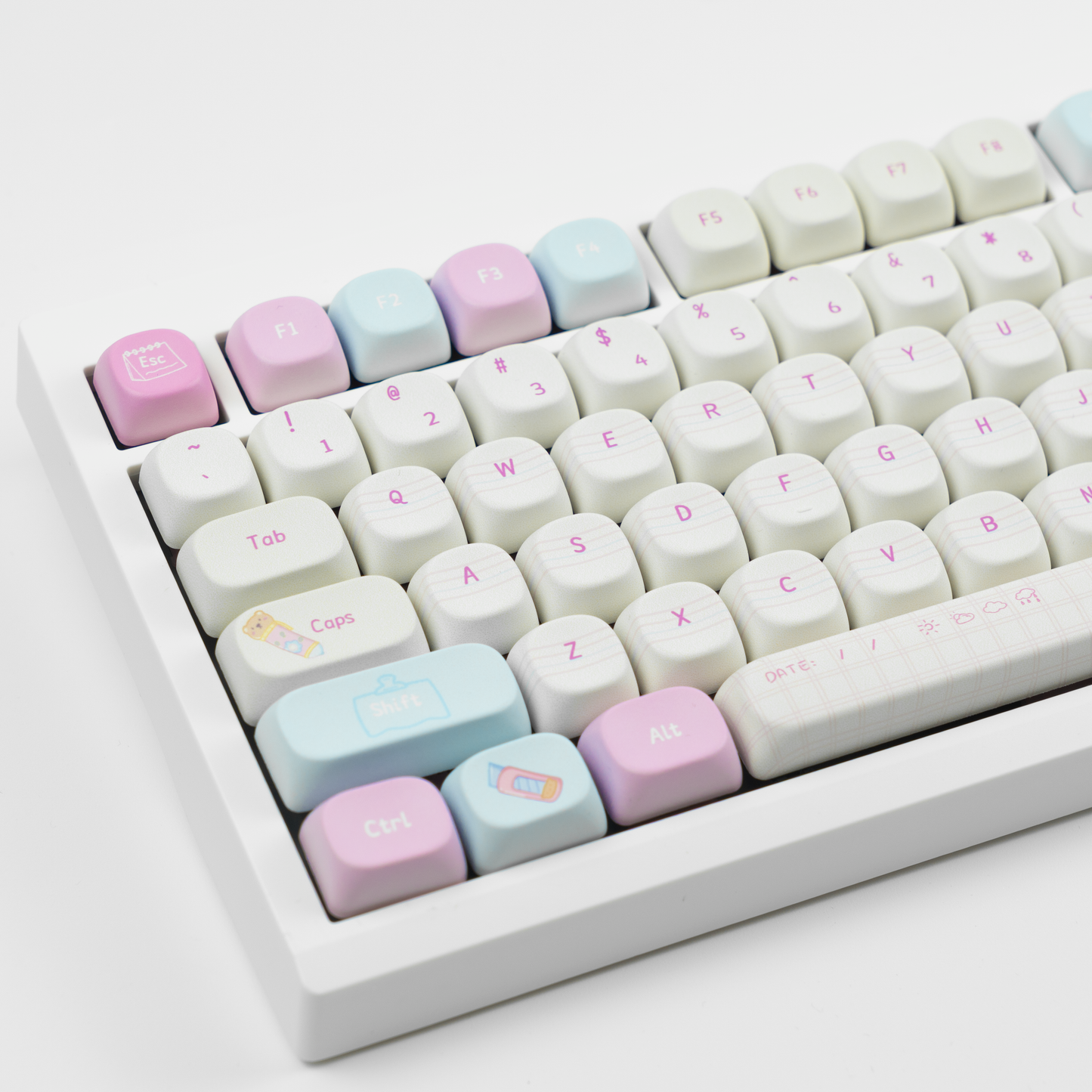 RF Pastel Stationery MOA Profile Keycaps