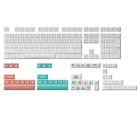 Red Fuji Keycap Set(161-Key)