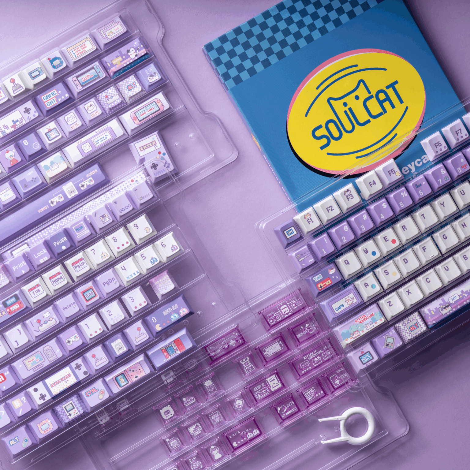 Soulcat Video Games Cats Keycaps
