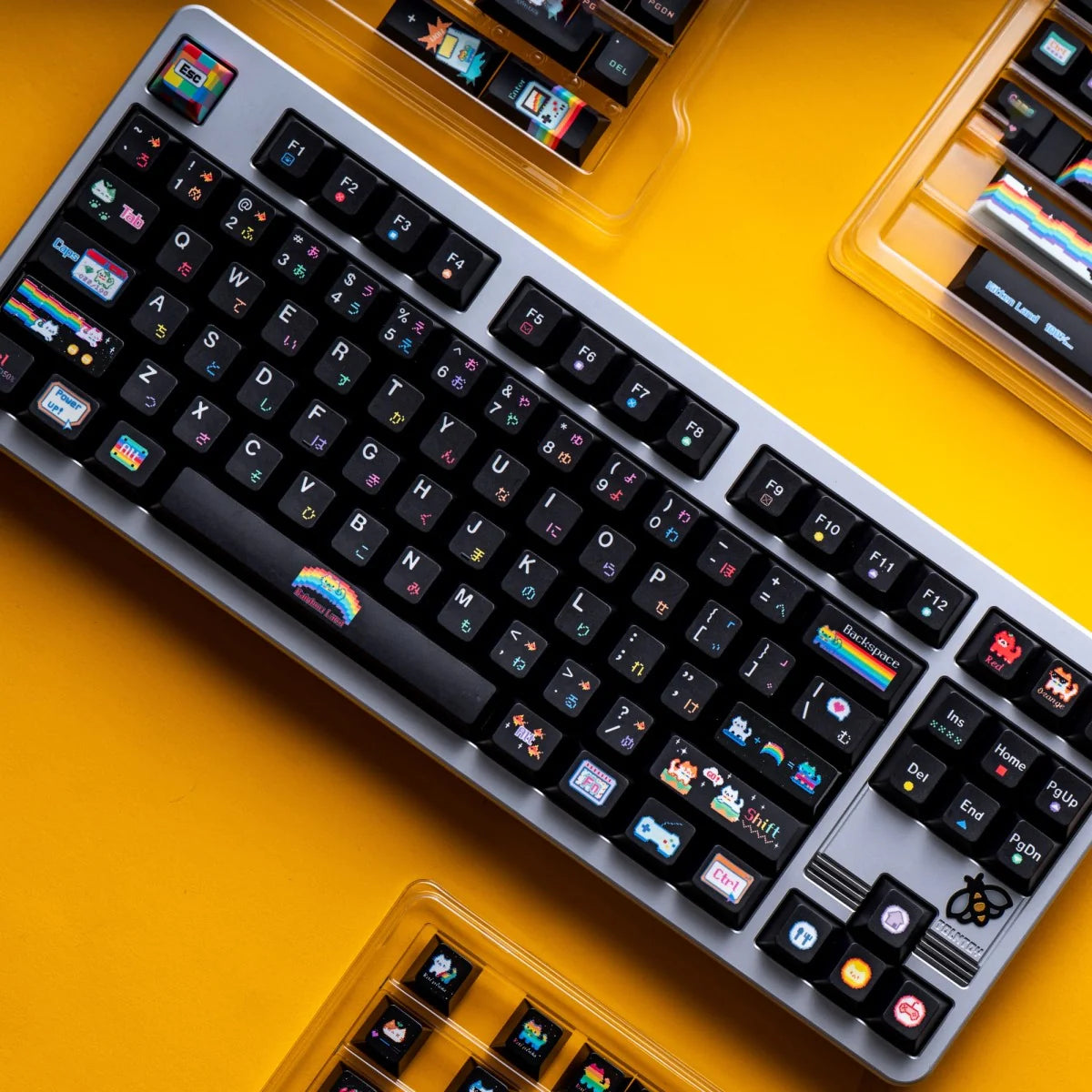 Soulcat Rainbow Cats Keycaps
