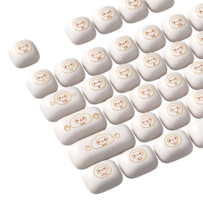Akko Steamed Buns MOG Profile Keycaps