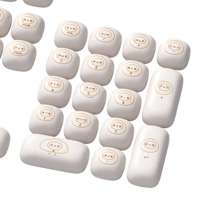 Steamed Buns Keycap Set