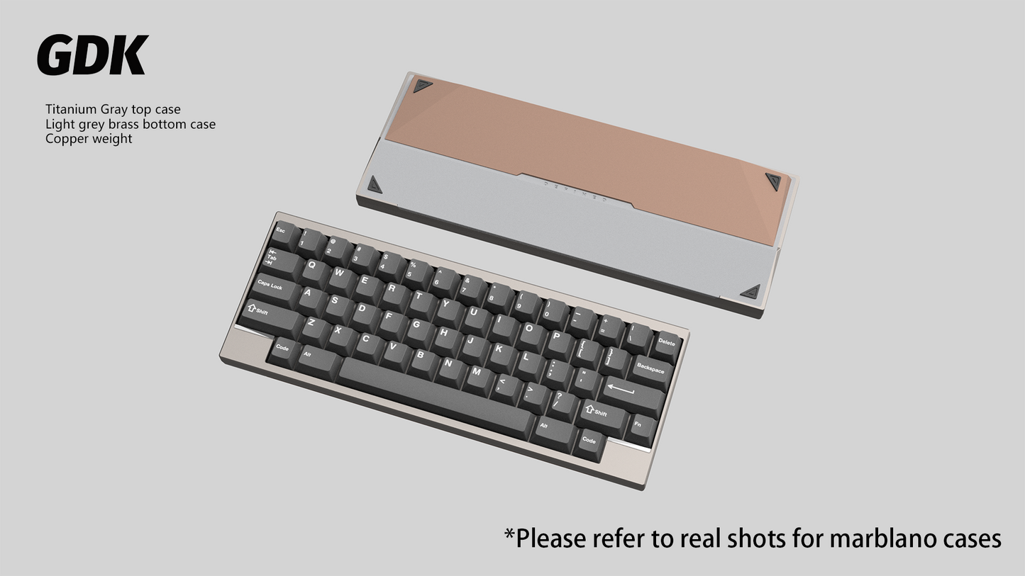 Wuque Studios DK1-60% - Titanium Gray