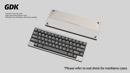 Wuque Studios DK1-60% - Titanium Gray
