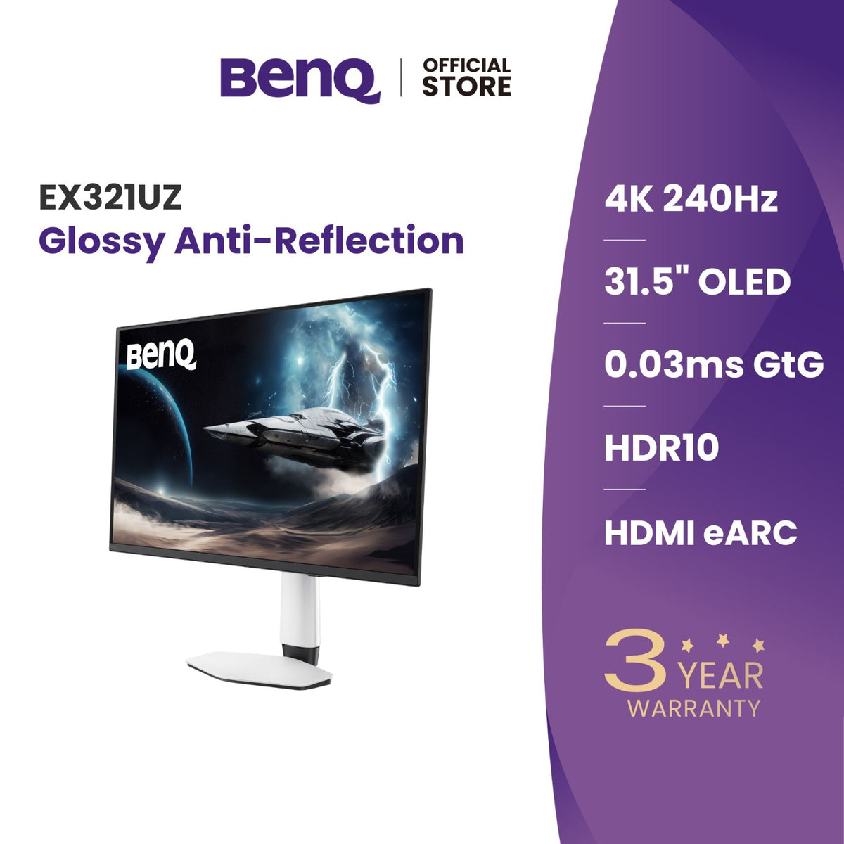 EX321UZ MOBIUZ OLED Gaming Monitor