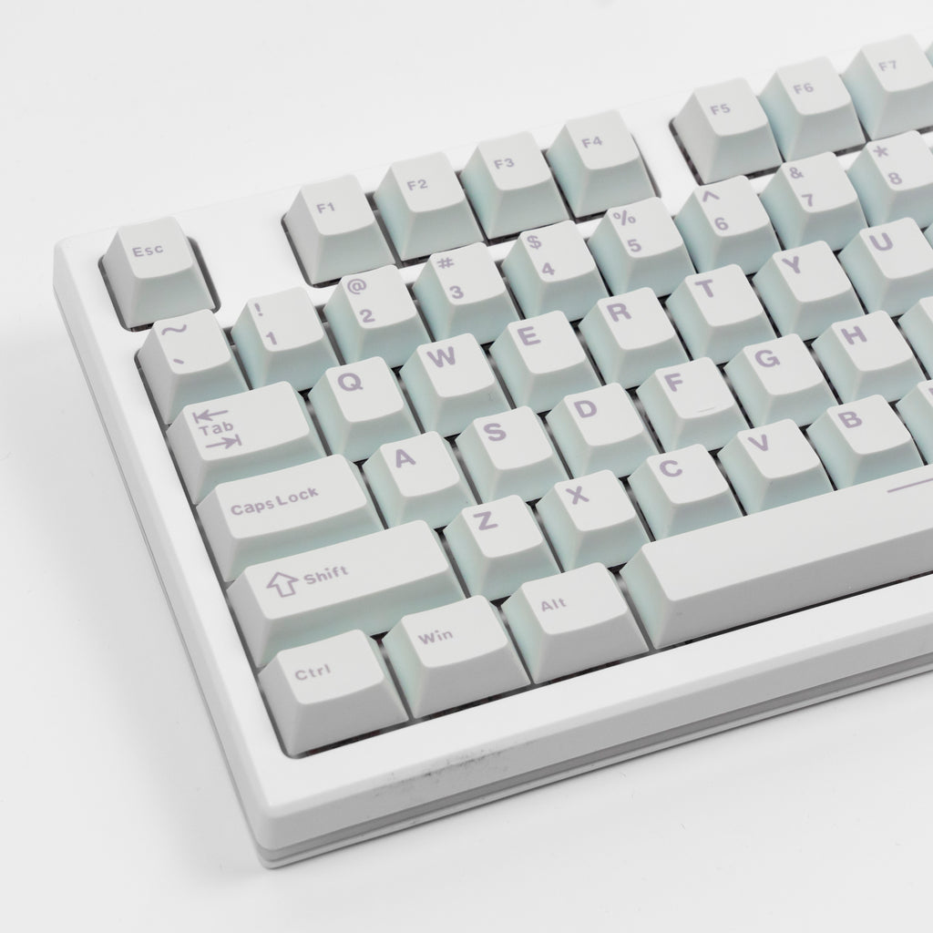 RF White Pudding Cherry Profile Keycaps