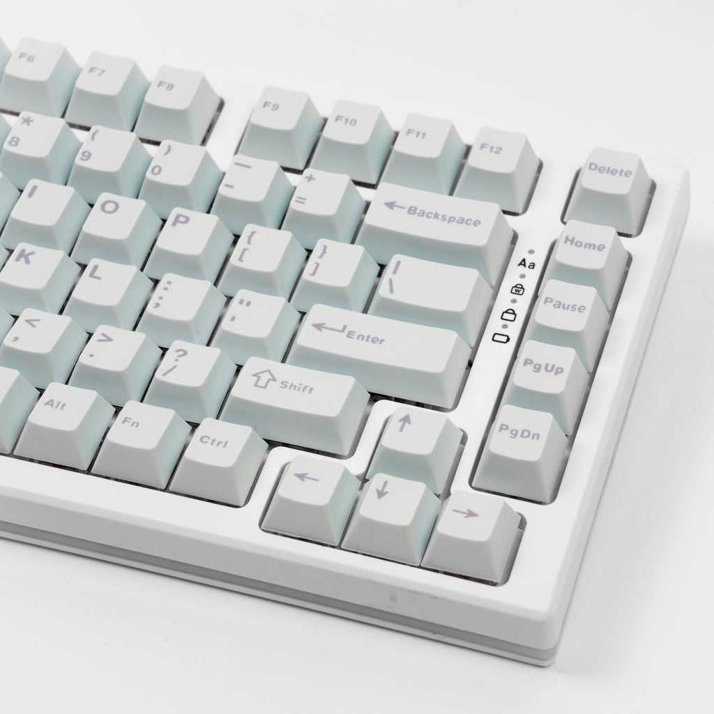 RF White Pudding Cherry Profile Keycaps