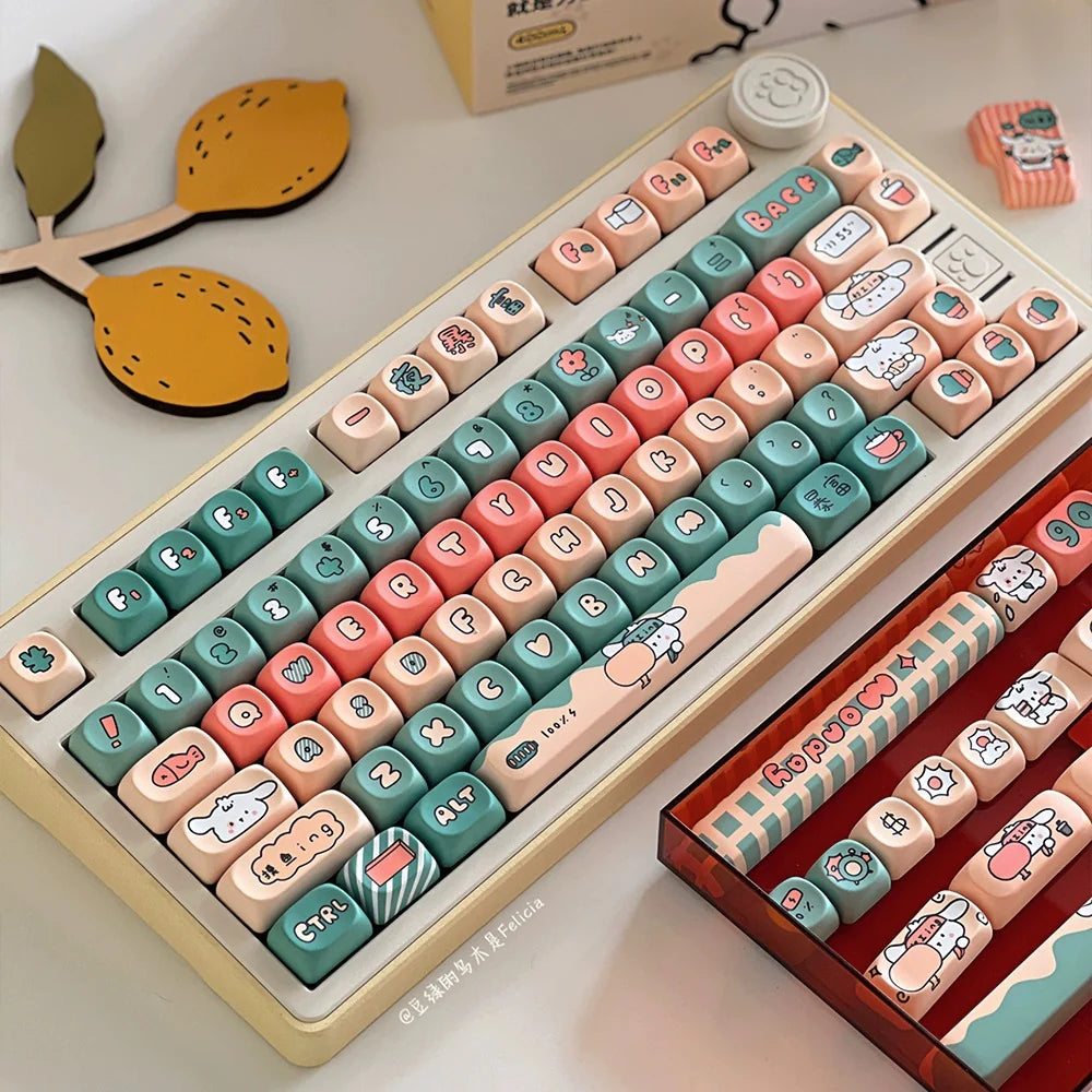 Soulcat Puppy Work Keycaps