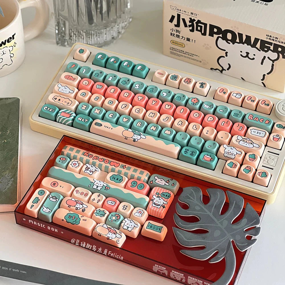Soulcat Puppy Work Keycaps