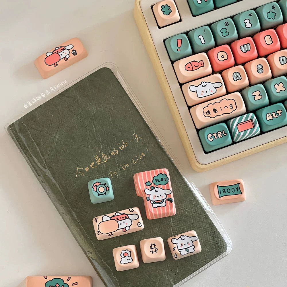 Soulcat Puppy Work Keycaps