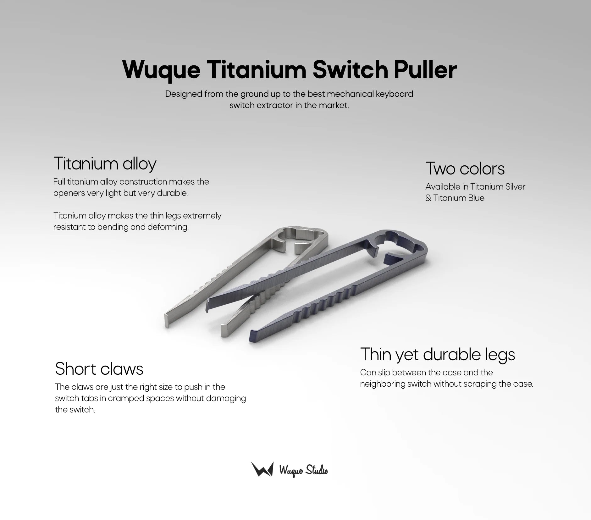 Wuque Studios Titanium Switch Puller