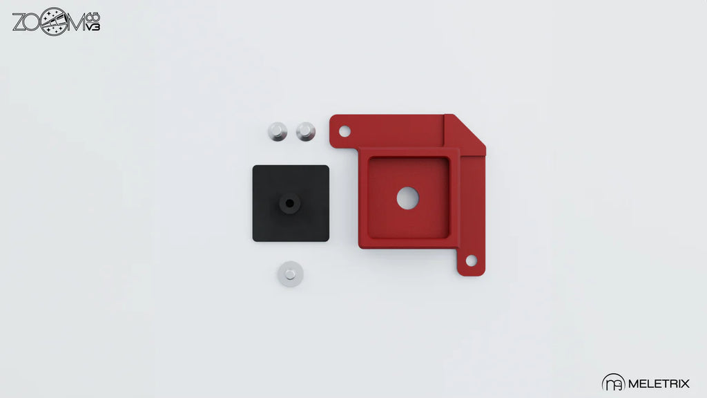 Meletrix Zoom 65 V3 Add-ons - Magnetic Badge Modular
