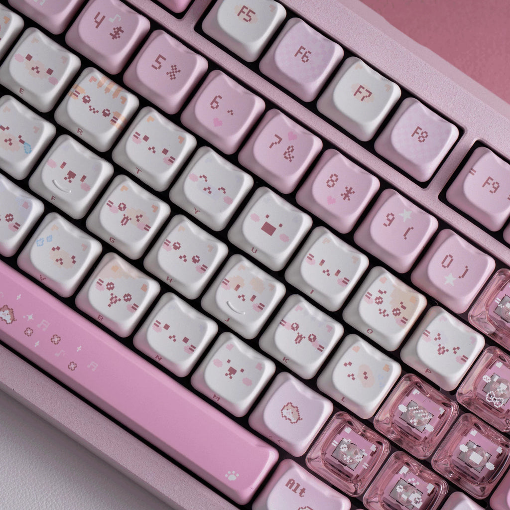 Soulcat Pixel Cat Keycaps