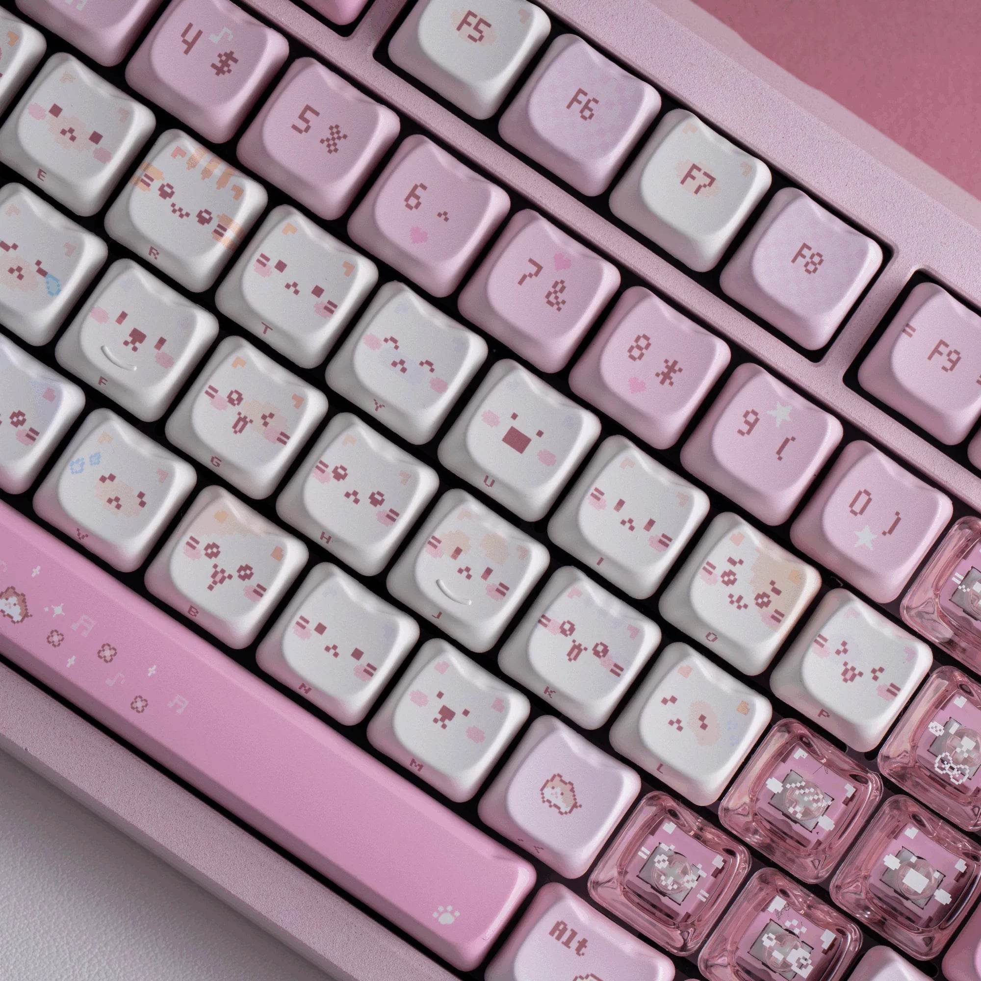 Soulcat Pixel Cat Keycaps