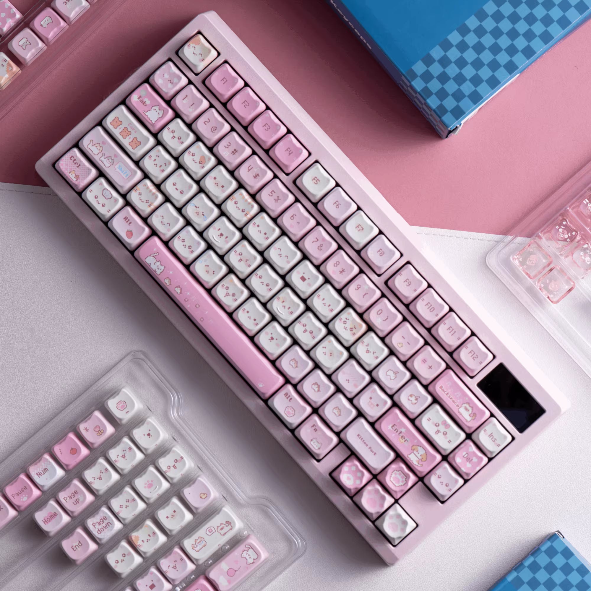 Soulcat Pixel Cat Keycaps
