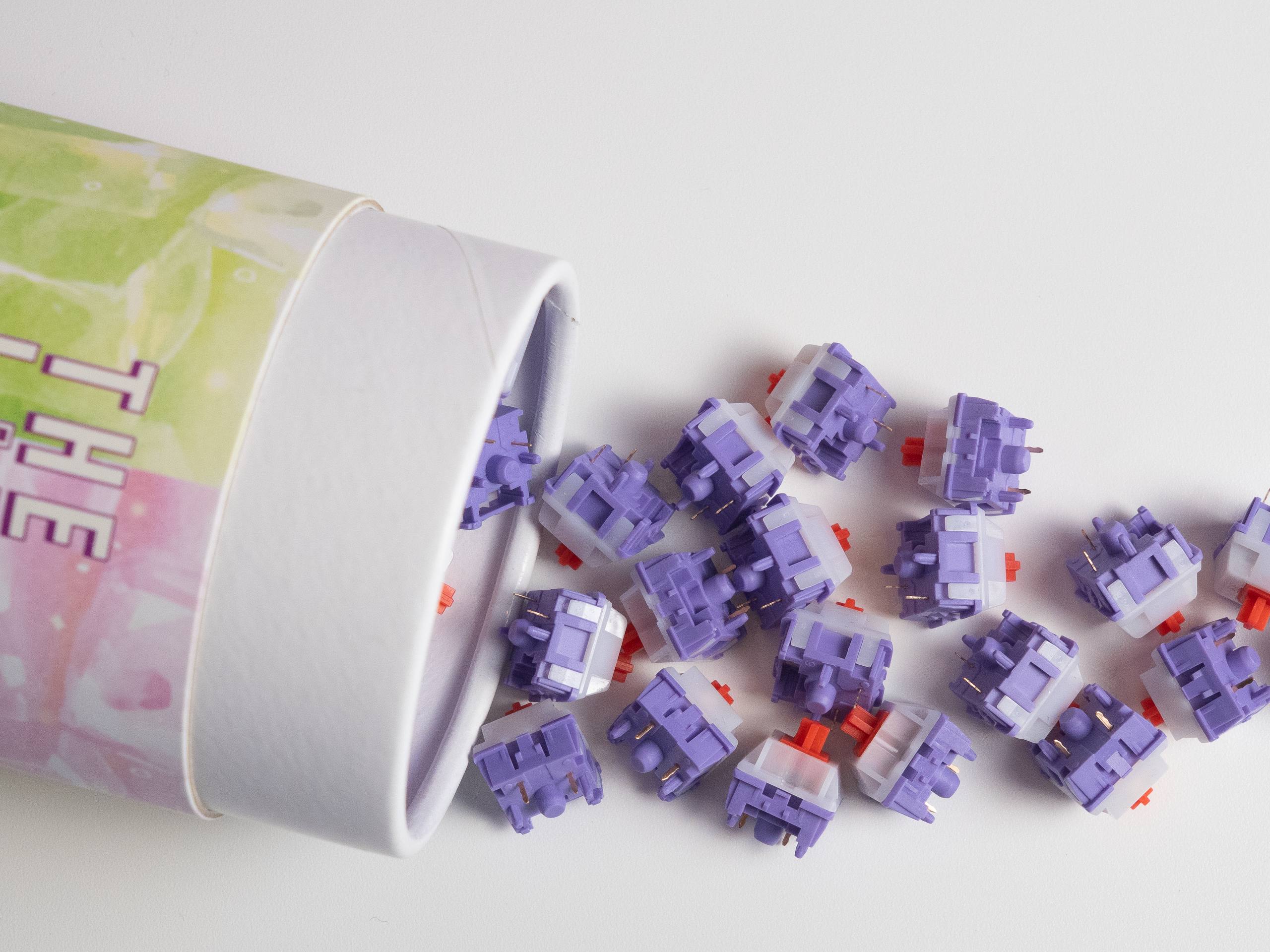 RF CreamSoda Grape Tactile Switch