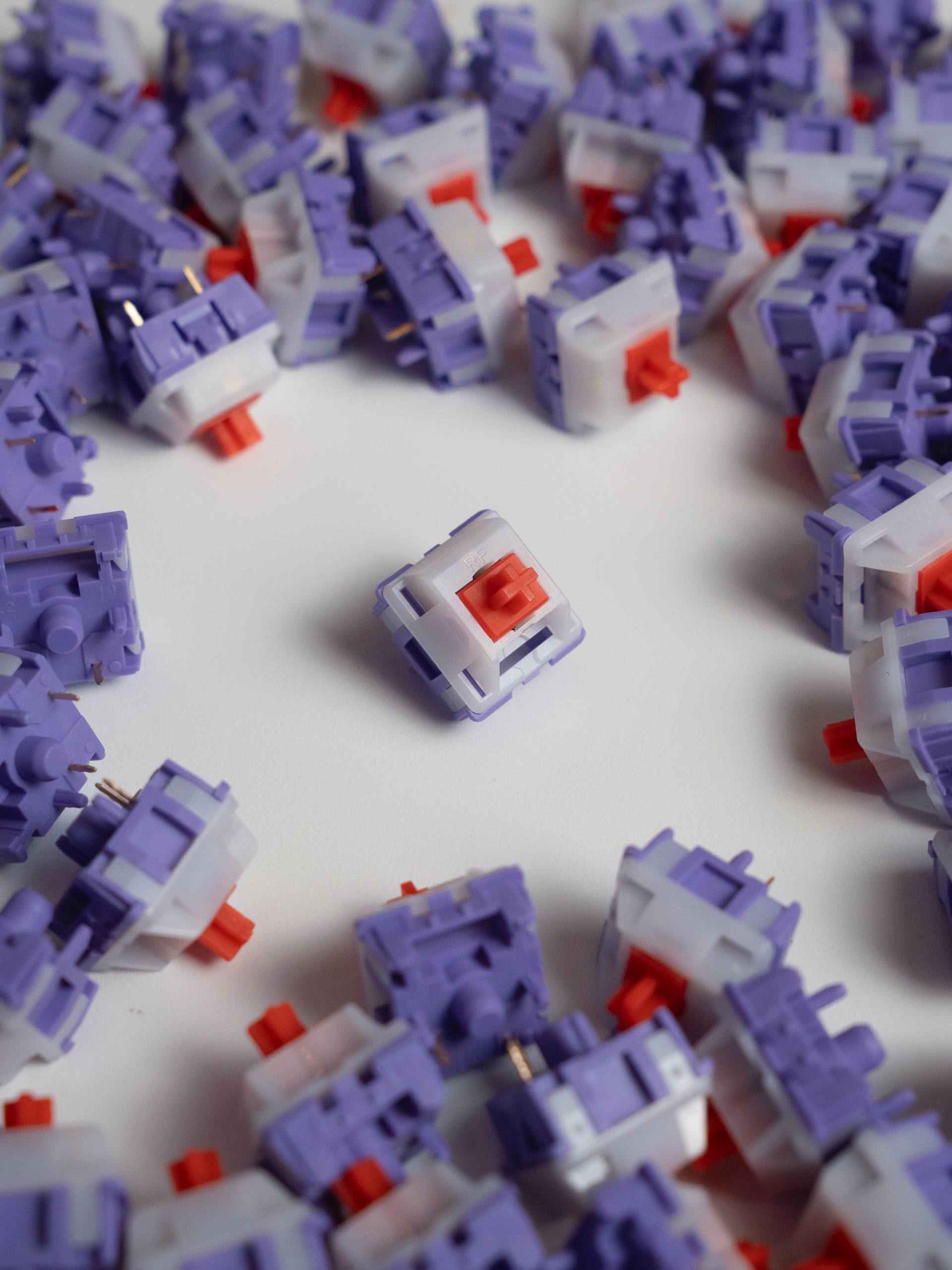 RF CreamSoda Grape Tactile Switch