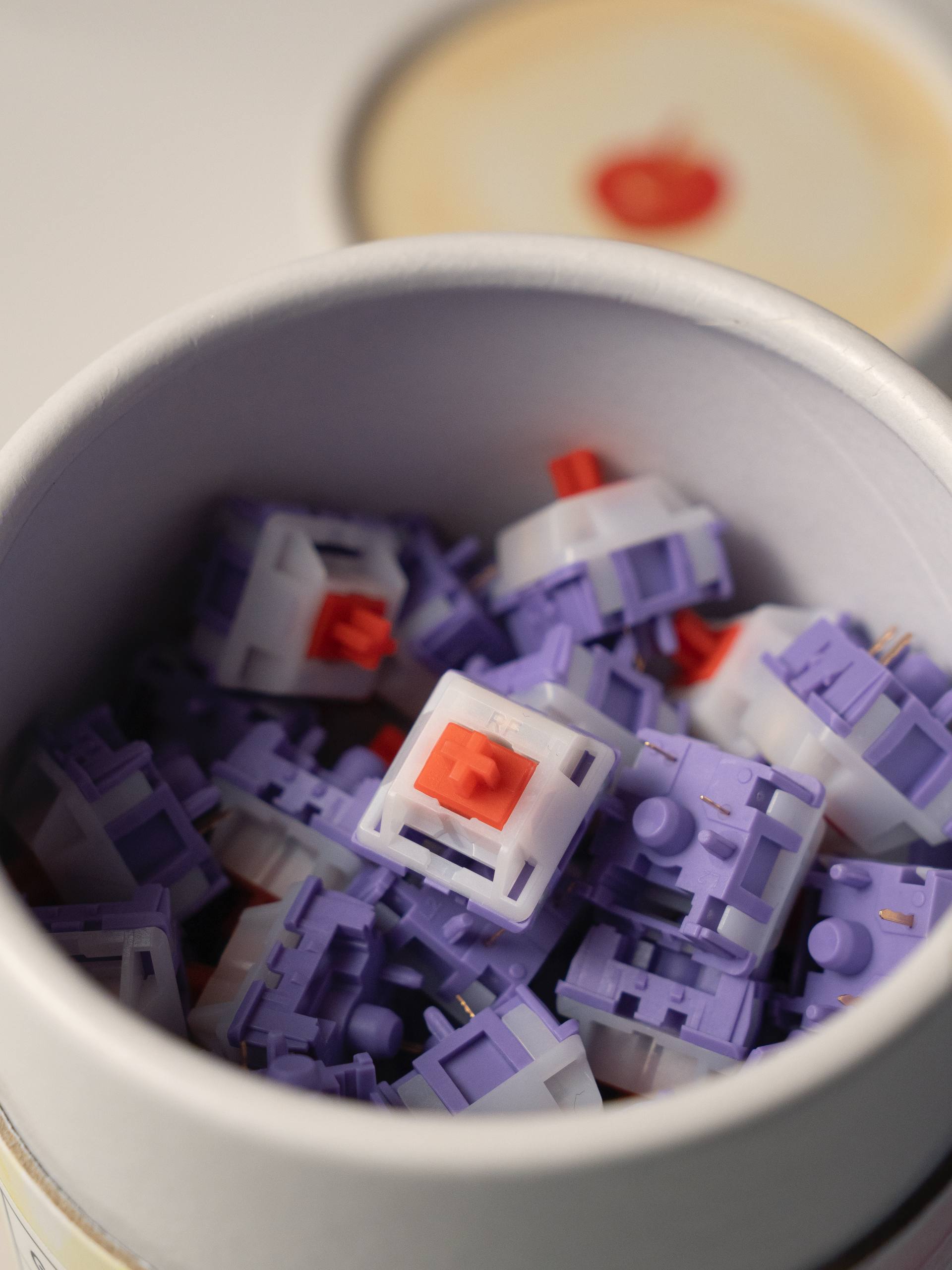 RF CreamSoda Grape Tactile Switch