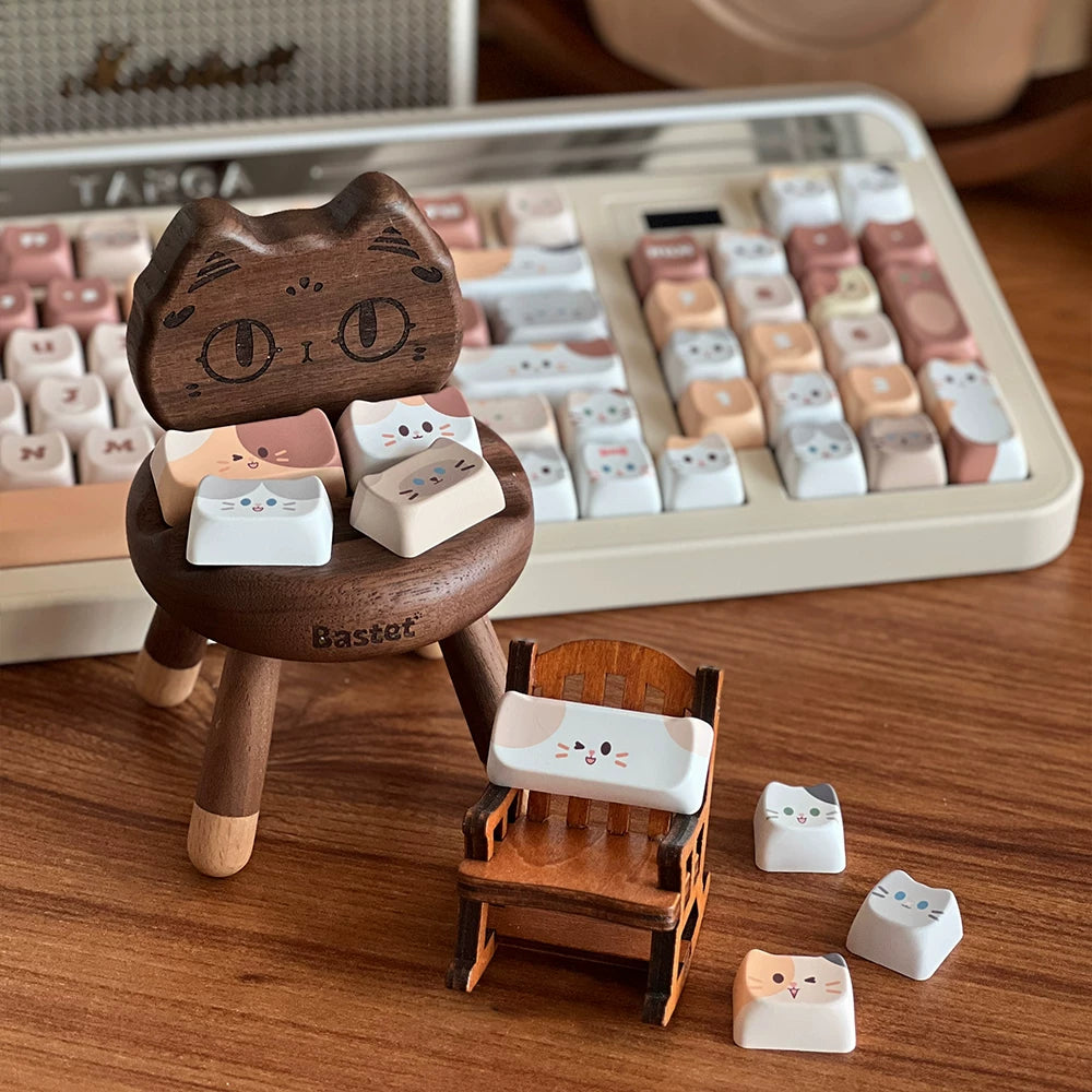 Soulcat Stacked Cat Keycaps