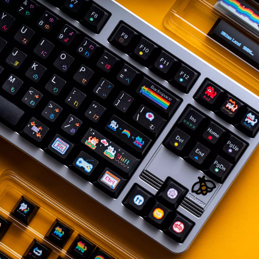 Soulcat Rainbow Cats Keycaps