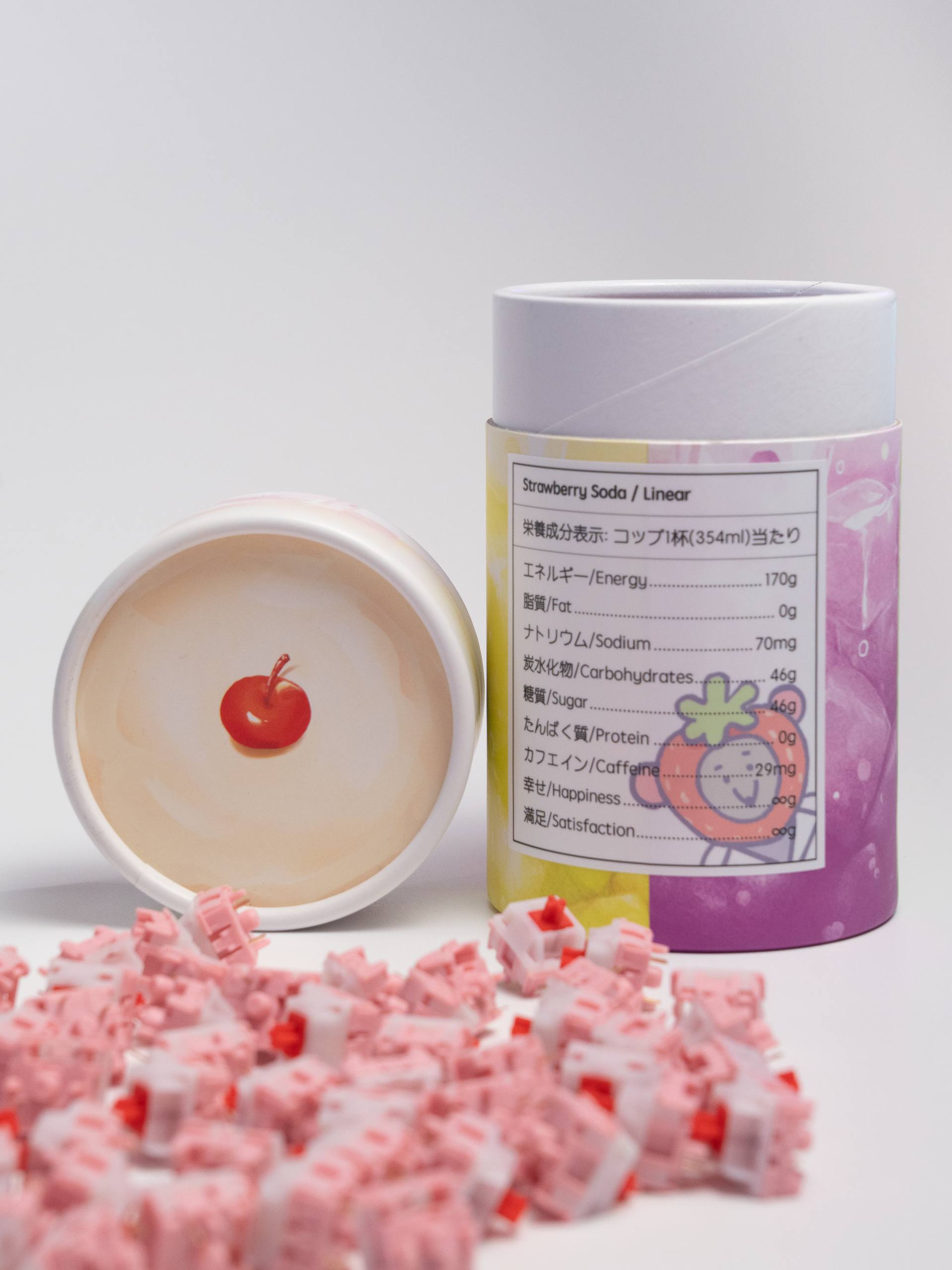 RF CreamSoda Strawberry Linear Switch